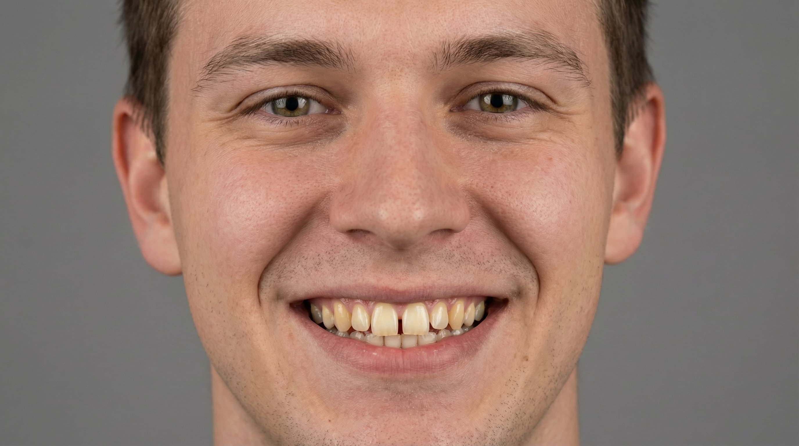 Sonrisa perfecta con carillas - Antes